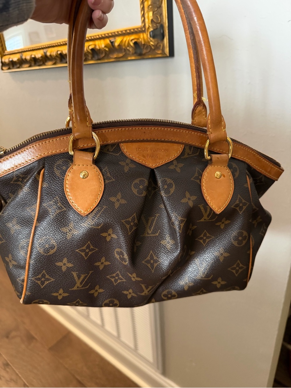 Louis Vuitton Tivoli mm Brown Monogram Canvas Top-Handle Shoulder Bag
